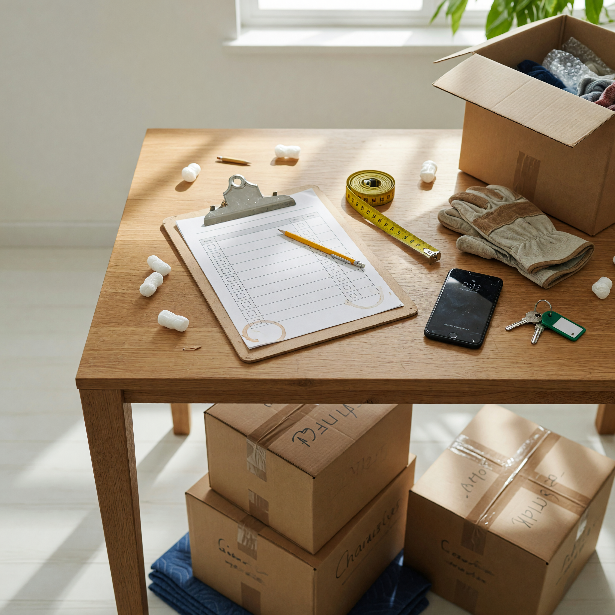 Checklist supplies for preparing a local gig listing