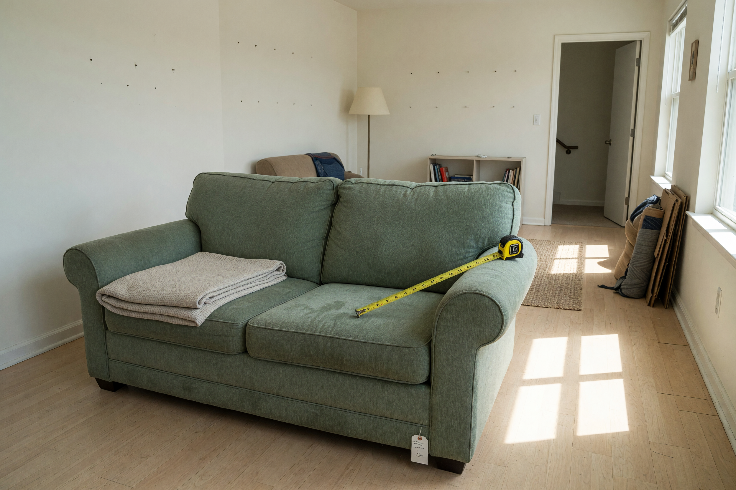 Sell used sofa fast: measurements, damage, and listing