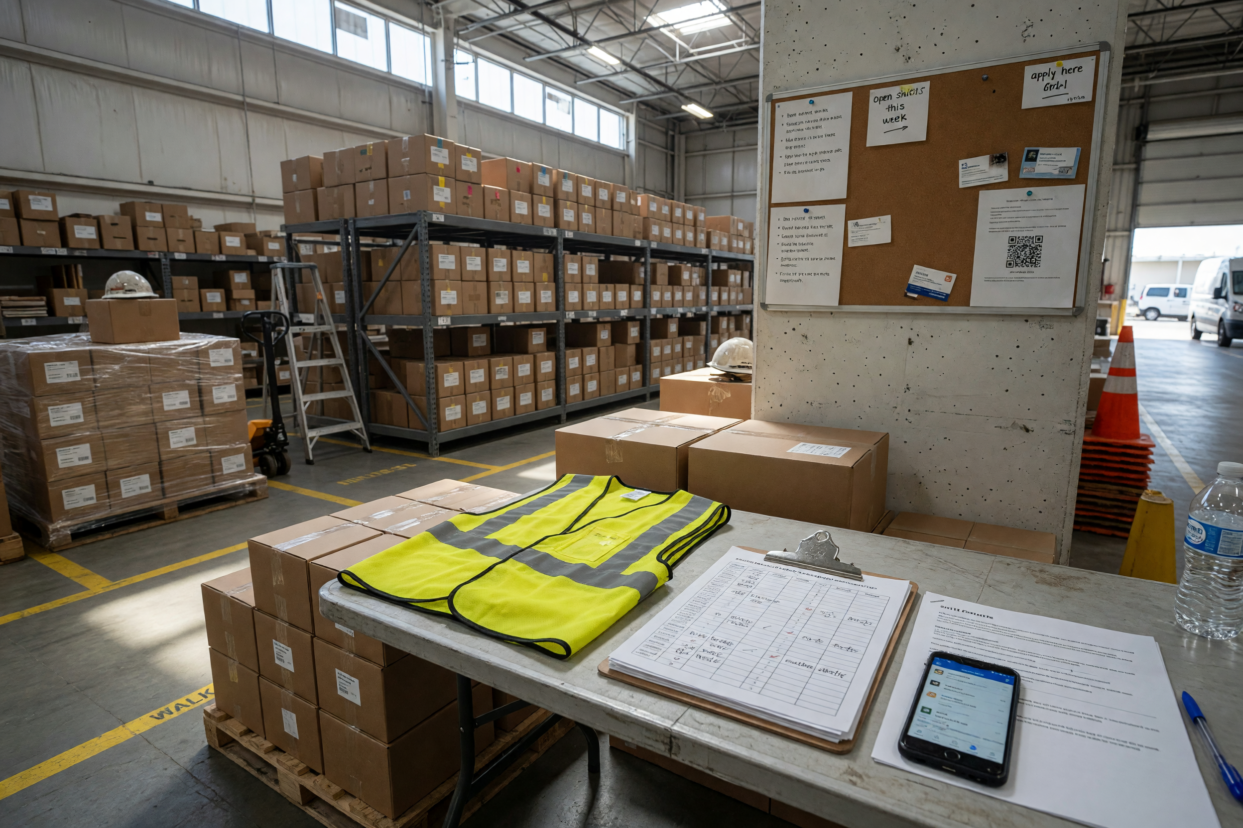 Warehouse jobs near me: find hourly shifts
