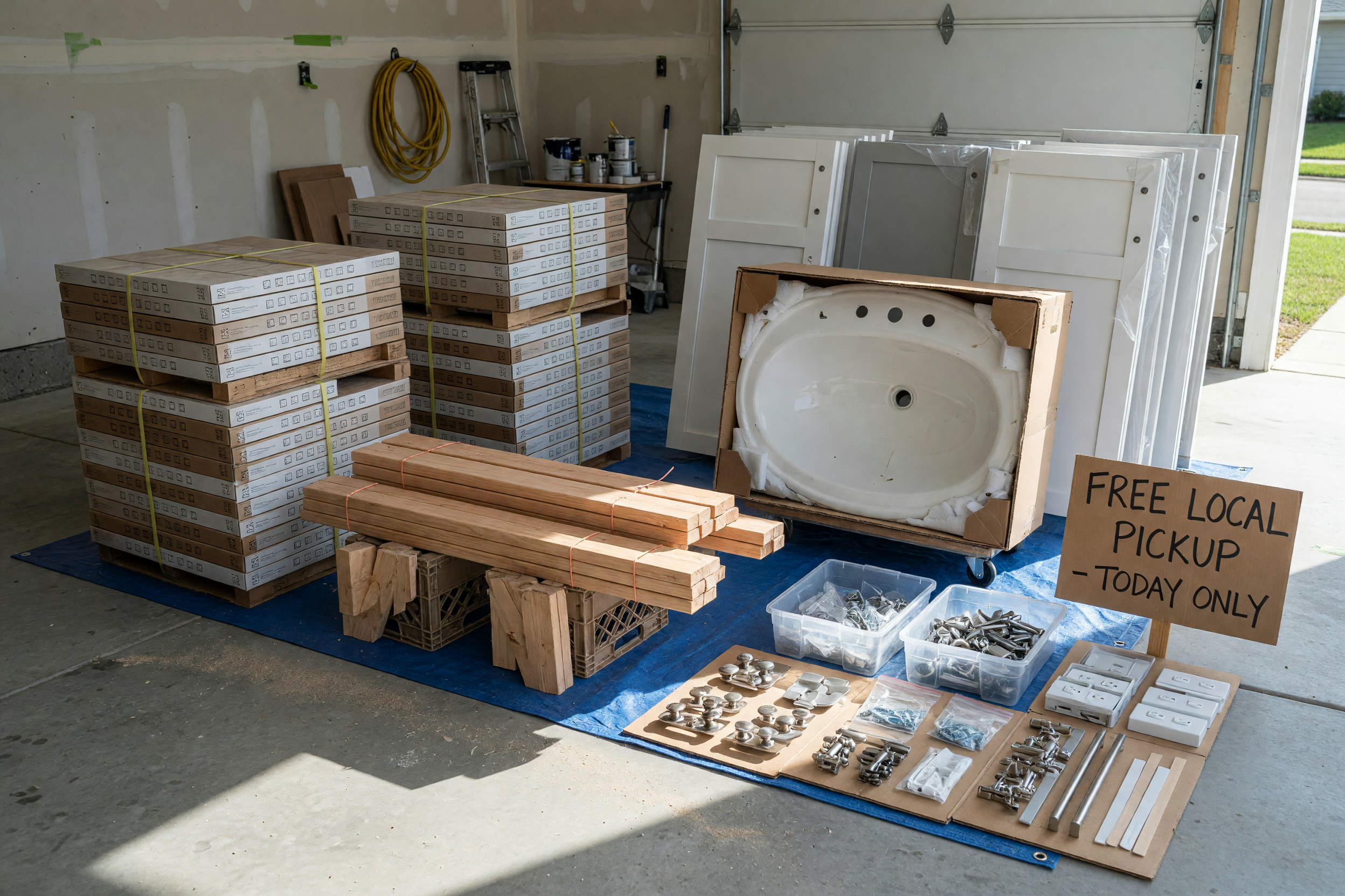 Free Building Materials Near Me: Post Leftovers for Pickup