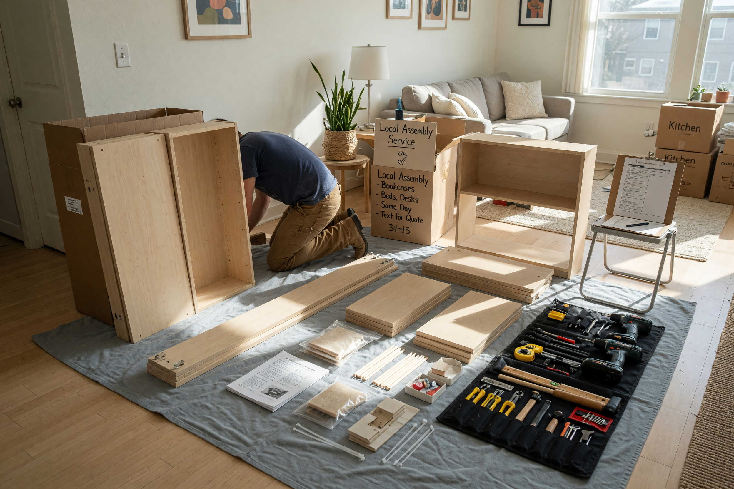 Post Furniture Assembly Service Pricing That Gets Local Jobs