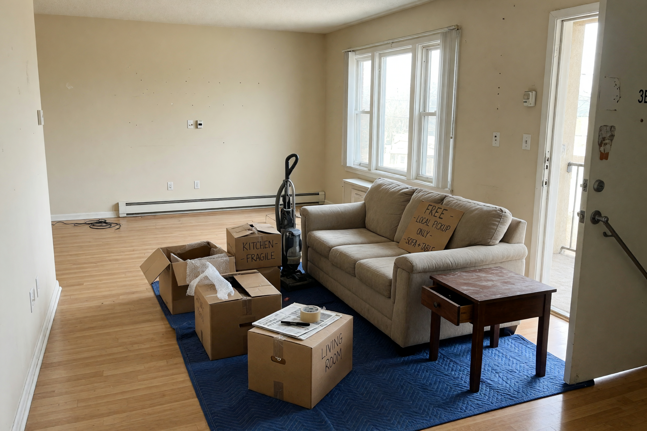 Giving away used furniture: post for free and safe pickup