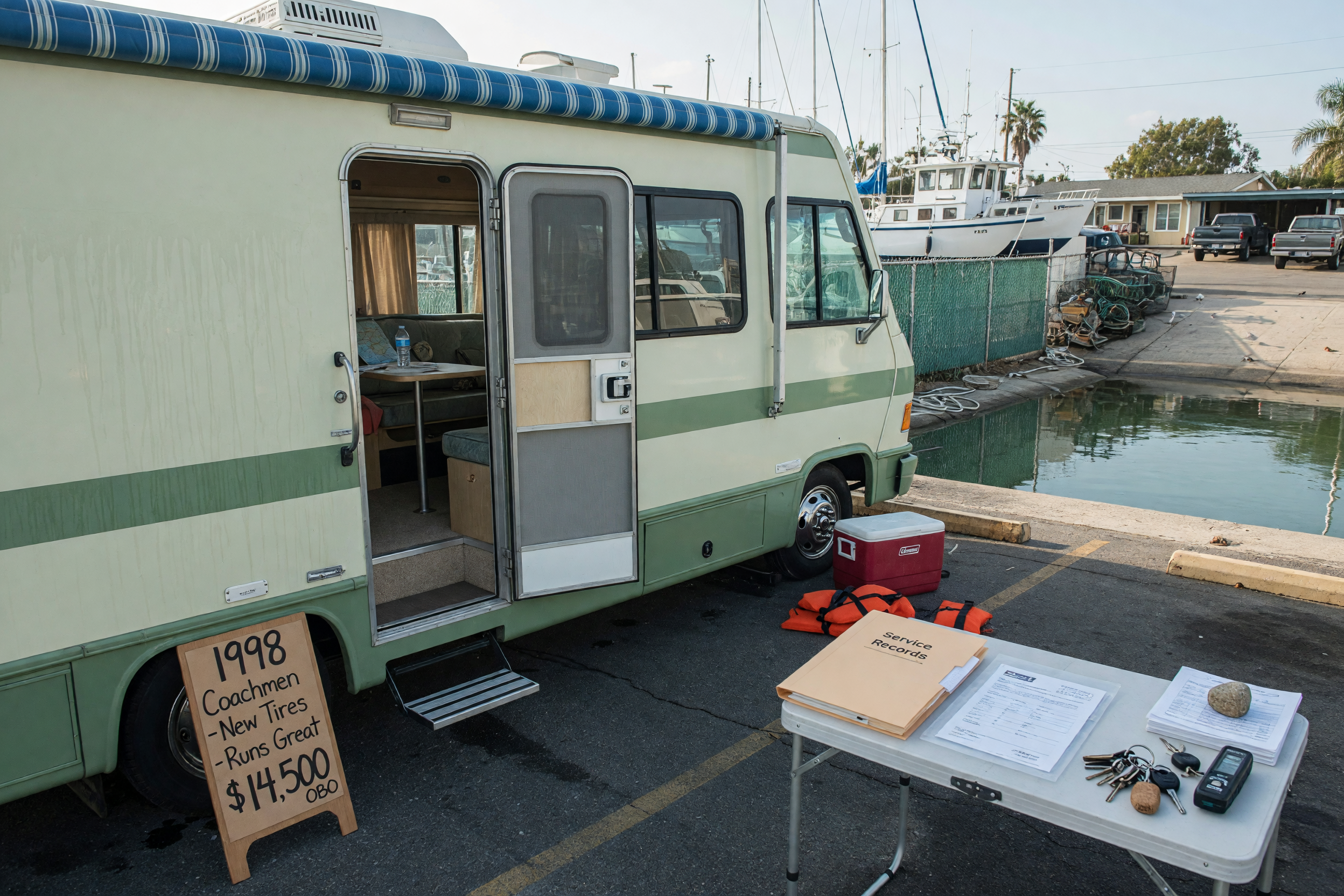 Cómo vender un barco o RV con un anuncio sólido