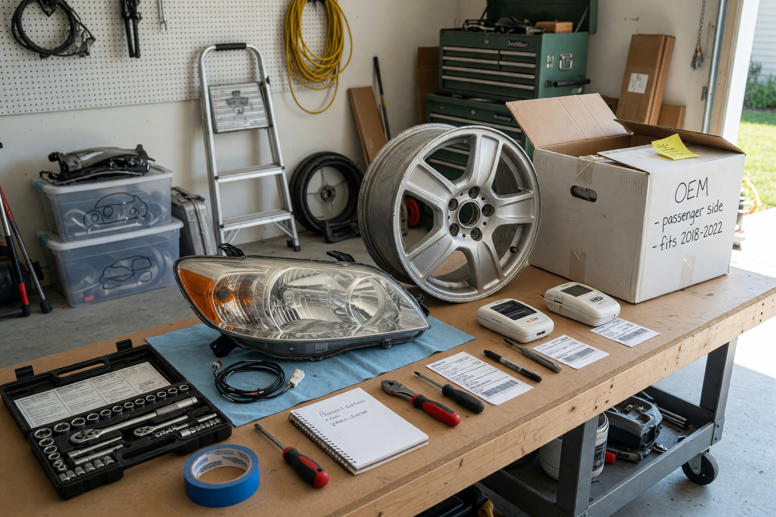 Vende autopartes usadas: compatibilidad, estado, recolección