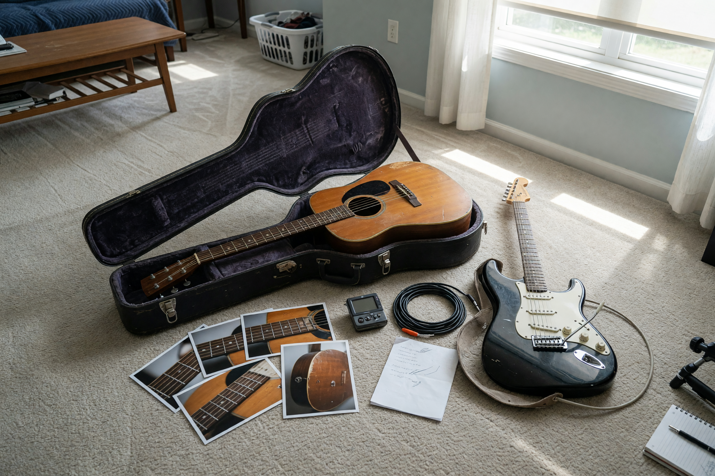 Sell a Used Guitar: Model, Setup, Demo, Pickup